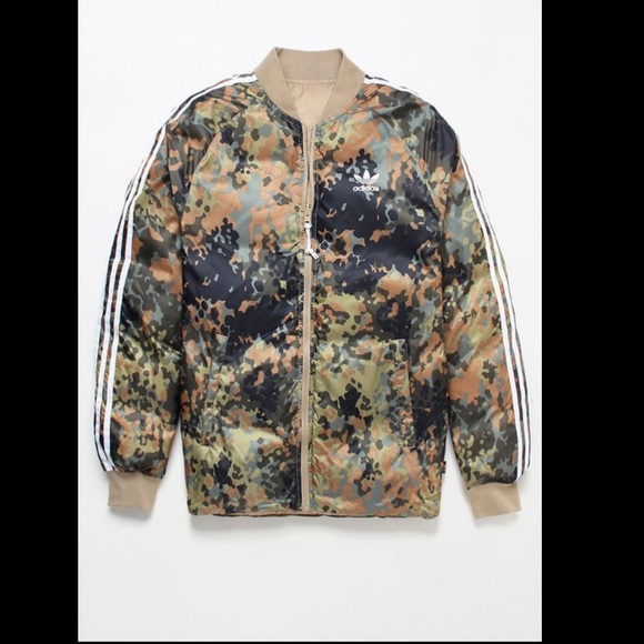 adidas Other - Adidas x Pharrell Hu hiking camo reversible jacket